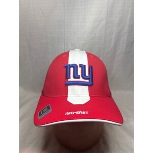 NY Giants Reebok NFL Authentic Second Season Sideline Cap Hat Red L/XL Football‎